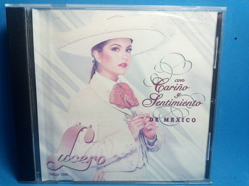 Cd Lucero Con Cariño Y Sentimiento De Mexico