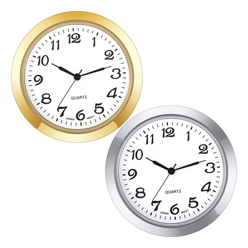 Reloje Redondo Esfera Reloj Pared Metal Numero Arabigo Facil