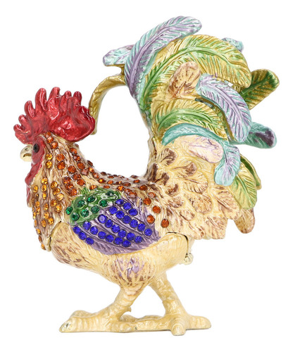 Baratija De Metal Con Diseño De Gallo Incrustado, Aleación D