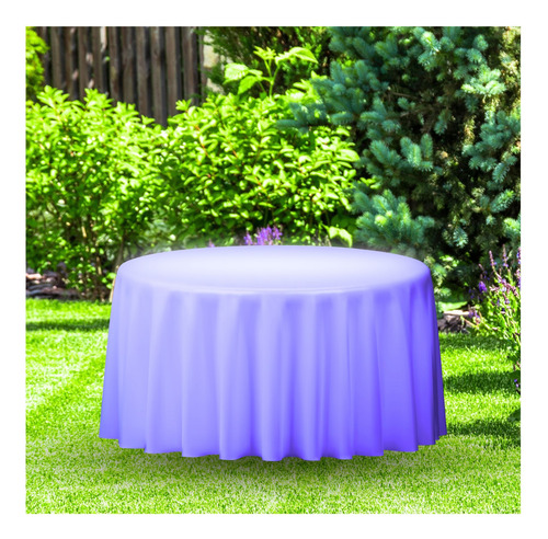 10 Manteles Redondos De Color 2.90 Diámetro Piezas Azul Cielo Mantel Redondo