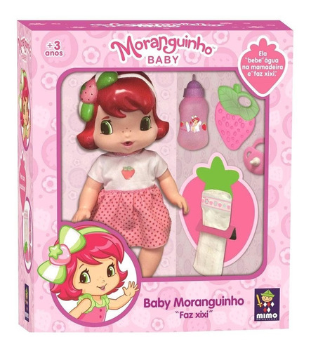 Boneca Moranguinho Baby Faz Xixi - Mimo