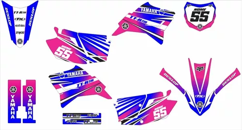 Coleção de desenhos de adesivo motocross - TenStickers