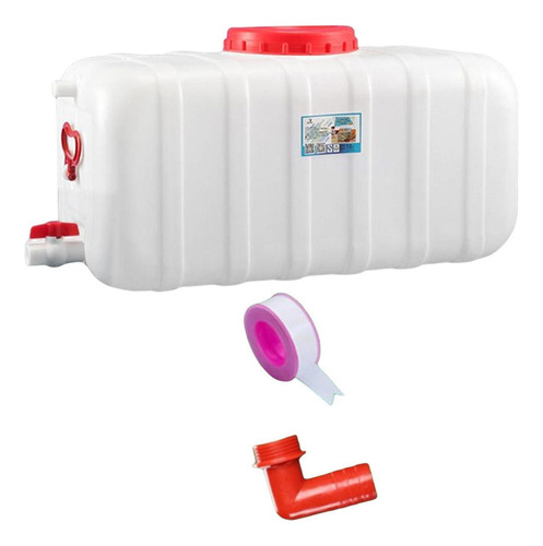 Dispensador De Agua De Plástico Con Grifo Grande Blanco 15l