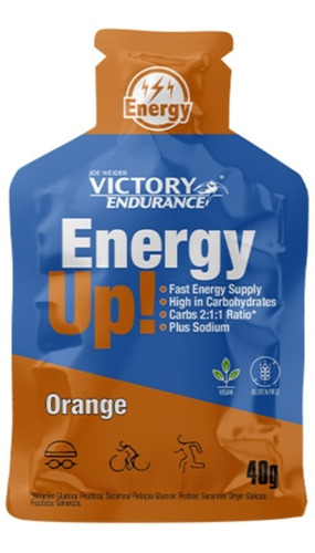 Gel Energy Up Electrolitos Victory Endurance Por 8u Naranja