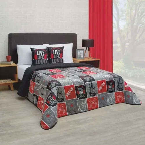 Edredón Jurásico Matrimonial Con Fundas, Sabanas Y Cortinas
