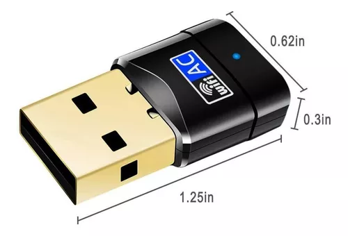  WiFi USB, adaptador USB Bluetooth, WiFi Bluetooth, USB WiFi, adaptador  WiFi USB, Bluetooth WiFi 2 en 1, 600 Mbps 2.4/5.8 GHz red inalámbrica de  banda doble, Plug and Play, para PC/portátil/escritorio