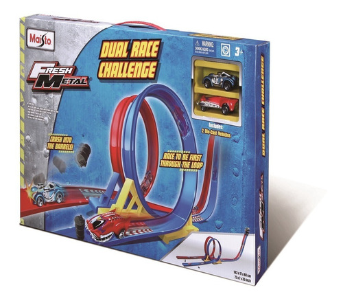 Pista De Percurso E Playset - Dual Race Challenge