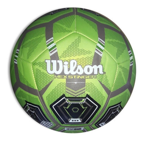 Balón Futbol Wilson Hex Stinger Tamaño 5 Verde // Bamo