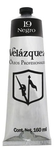 Pintura Al Oleo Profesional Velazquez 160ml Escoge Color Óleo Negro