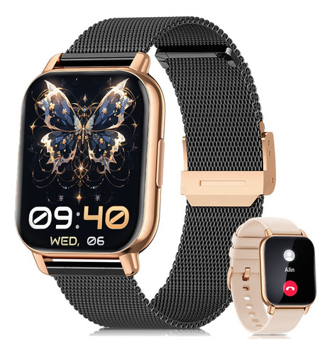Smartwatch Impermeable Con Llamadas Por Bluetooth P/mujer