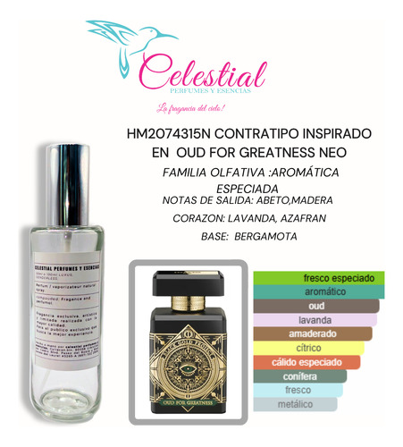 Perfume Oud For Greatness Neo De Celestial Elixir 100 Ml