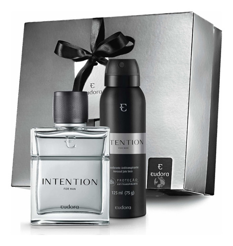 Intention For Man Eudora Deo Colônia - Kit Para Presente Gênero Masculino