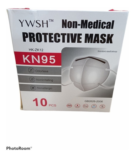 Mascarillas O Tapabocas Kn95 Caja 10 Unidades