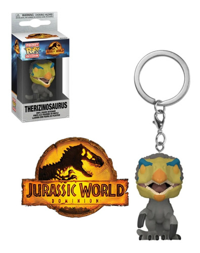 Funko Pop! Keychain Original Jurassic World Therizinosaurus 