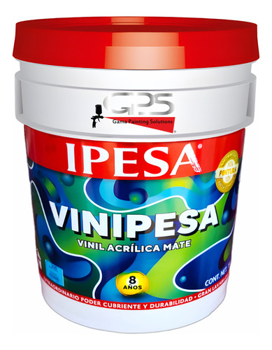Ipesa Vinipesa 8 Años 19l. Vinilica Lavable Mejor Que Comex