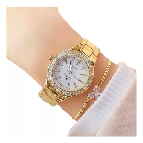 Reloj De Pulsera Con Diamantes De Cristal Para Mujer, Traje
