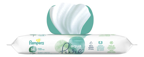 Pampers Aqua Pure, Toallitas De Agua Sensible, Hipoalergenic