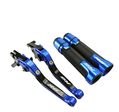 Manijas, Palancas Y Puños Para Yamaha Yzf R6 1999-2004, Azul