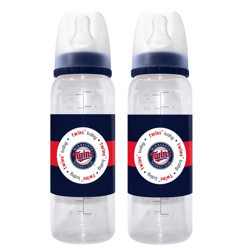 Mlb Bebé Fanático De La Botella De Bebé 2pk Los Twins De