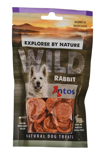 Premios Snack Perros Antos Wild Rabbit  Sachet 80 Gr Conejo