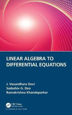 Libro Linear Algebra To Differential Equations - J. Vasun...