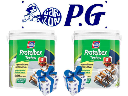 2x 20k Membrana Liquida Impermeabilizante Protelbex +regalos