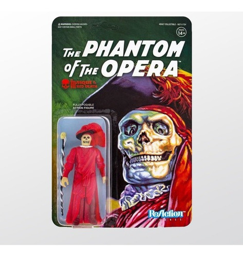 Phantom Of The Opera Reaction Masque Of Red Death Super 7