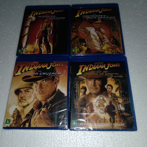Imagem 1 de 2 de Blu Ray Coleção Indiana Jones