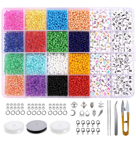 7226pcs 3 Mm Perlas De Semillas De Vidrio Para Hacer Joyas