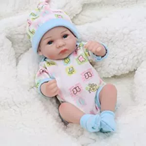 Jrlcgyp Silicone Full Body Baby Dolls Boy Vinyl, 10 PuLG Re