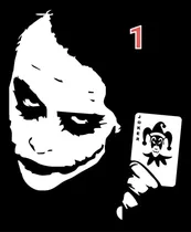 Comprar Calcomanía Ploteo Sticker Guasón Joker 15 Cm.