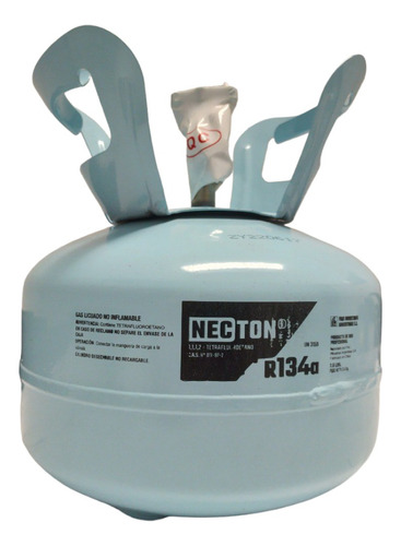 Garrafa Gas Refrigerante Necton R134a Necton 3.4kg Heladera