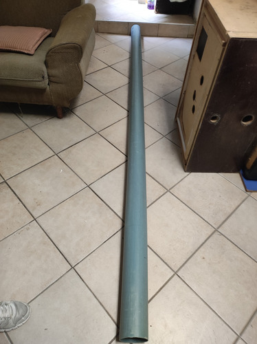 Tubo De Pvc De 4 Pul Electricidad Uniteca Gris 3 Mts (Usado)