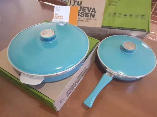 Set 1 Olla Gde Baja + 1 Sarten Essen Aqua Casi Nuevas Oferta - $ 60.203,44