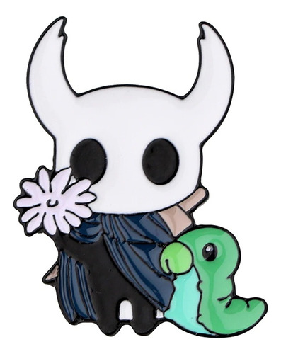 Broche Pin Hollow Knight Con Gusano V4 | Hollow Knight