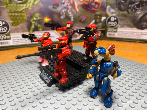 Megabloks Mega Construx Halo Covenat Vs Spartan (389) (Usado)