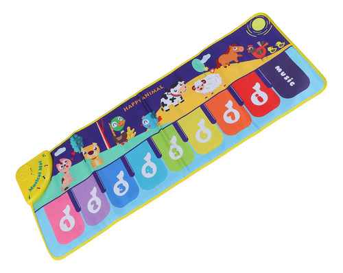 Manta Musical Infantil Para Piano, 100 X 36 Cm, Baby Early