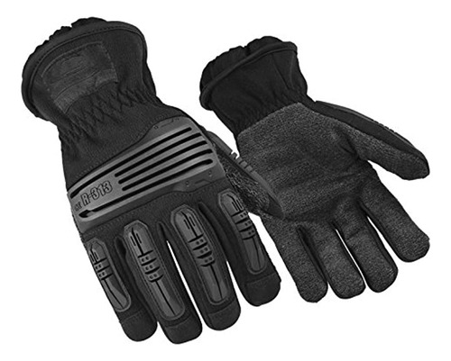 Guantes Resistente A Los Cortes, Mediano, Negro