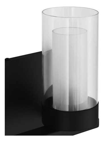 Barra De Luces Led Para Tocador De Baño 19.5'' Color Negro