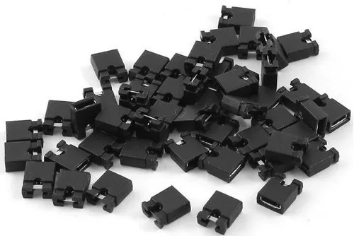Imagen 1 de 2 de Pack De 50 Jumper Puentes Estandar De 2,54mm Pines