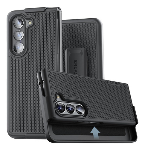 Funda Encased Para Galaxy Z Fold 5, Con Clip Para Cinturón