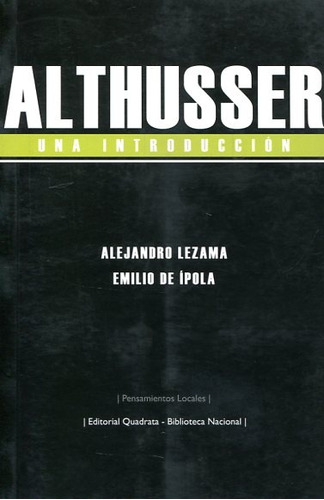 Althusser - Lezama, De Ipola
