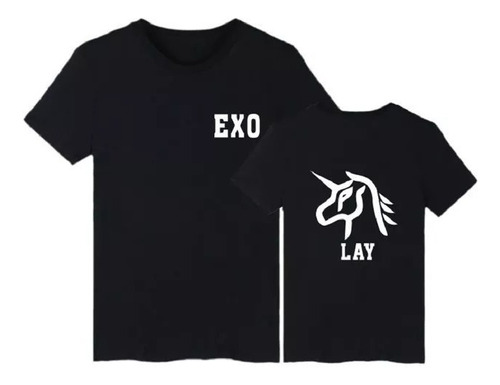 Camisa  K-pop Exo Integrantes Simbolos Lay E Frete 