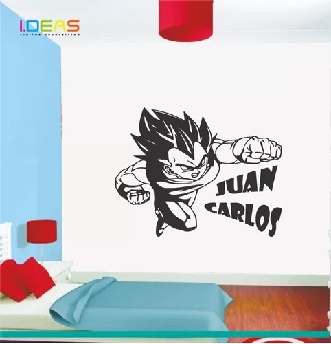 Vinil decorativo Dragon Ball, Vegeta