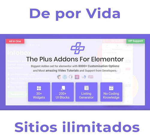 The Plus Addons Pro For Elementor Sitios Ilimitados