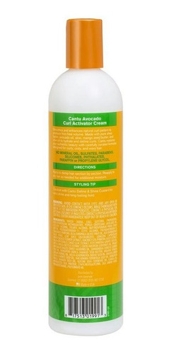 Imagen 3 de 3 de Crema Activadora De Rizos Con Aceite De Aguacate Cantu