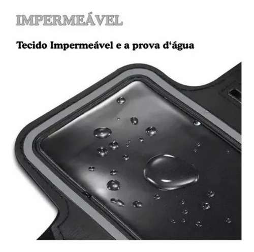 Suporte De Braço P/ Iphone 11 12 13 / Mini / Pro / Max Preto