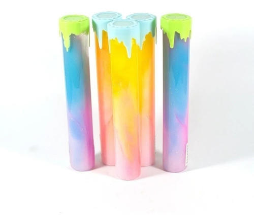 6 Magic Rainbows Slime Tubos  