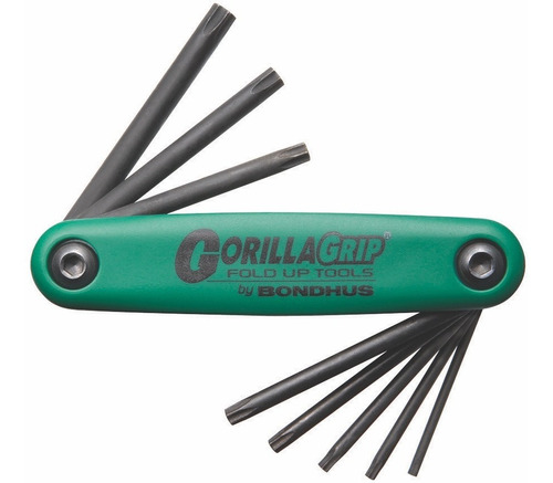 Jgo 8 Llaves Torx® Rectas Tipo Navaja T6-t25. Bondhus 12632