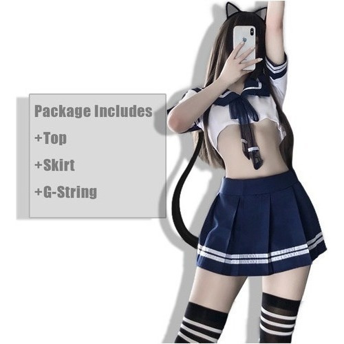 Mujeres Sexy Cosplay Anime Colegiala Japonesa Con